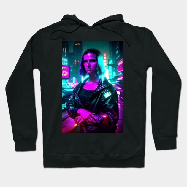 Monna Lisa 2049 © Tony Leone Hoodie by tonyleone